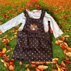 Turkey dress romper ( infant girls )